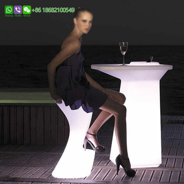 tabourets et tables de bar à led | illuminer les tabourets de bar meubles led