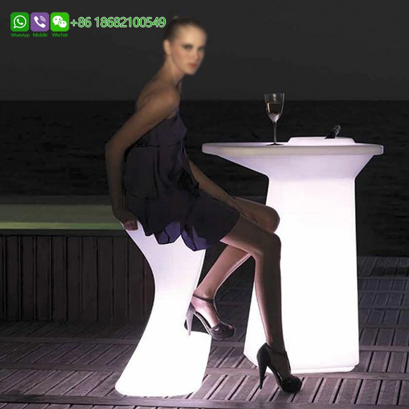 tabourets et tables de bar à led | illuminer les tabourets de bar meubles led