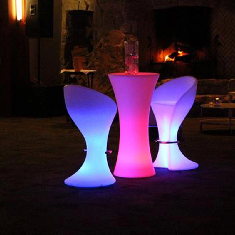 silla de bar taburete alto led | fabricante de muebles de bar led en china