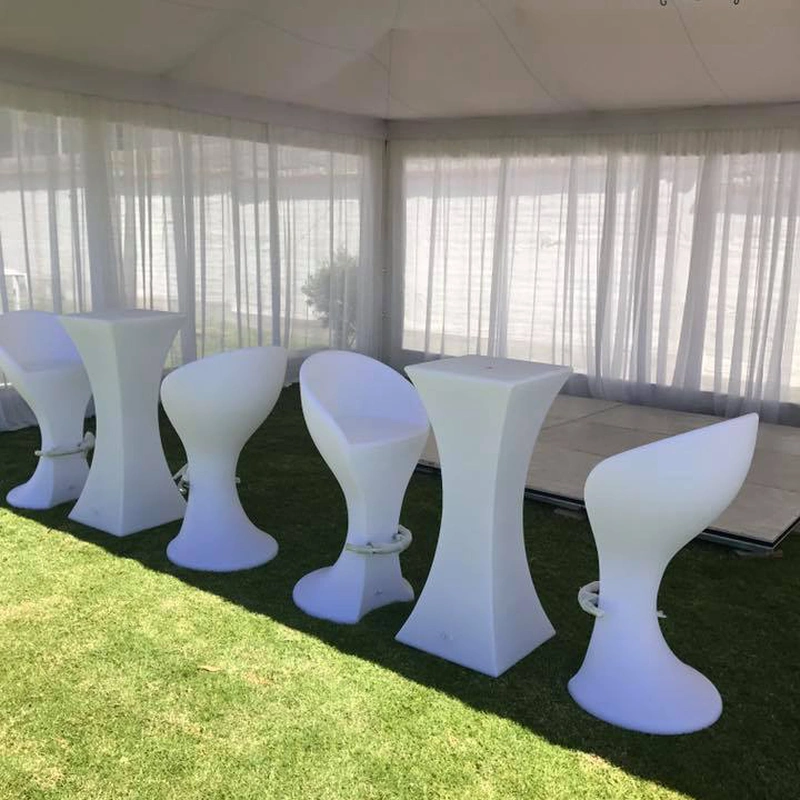 silla de bar taburete alto led | fabricante de muebles de bar led en china