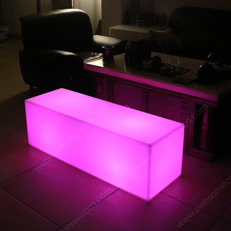 banc lumineux pour événements | banc led usine de meubles de patio