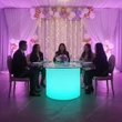 Glow LED Furniture Factory | LED Light up Round Banquet Table