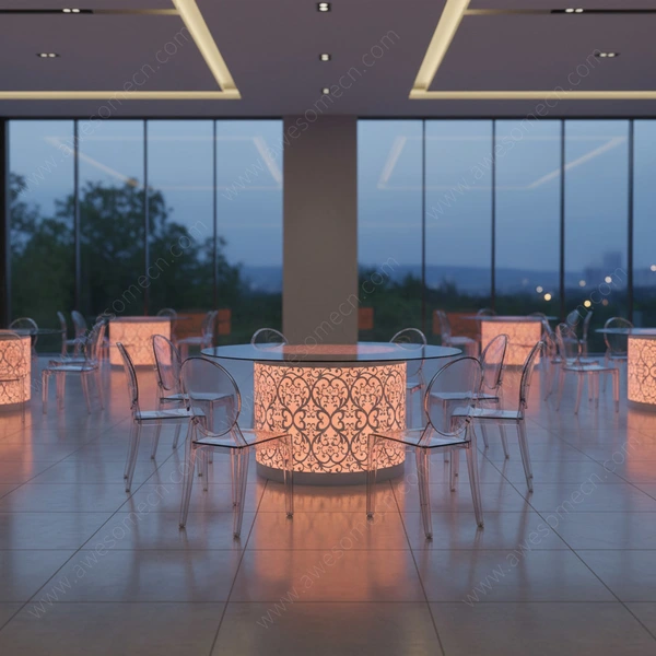 Glow LED Furniture Factory | Illuminated Led Wedding Banquet Table