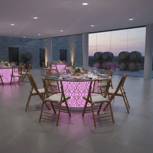 Glow LED Furniture Factory | Illuminated Led Wedding Banquet Table