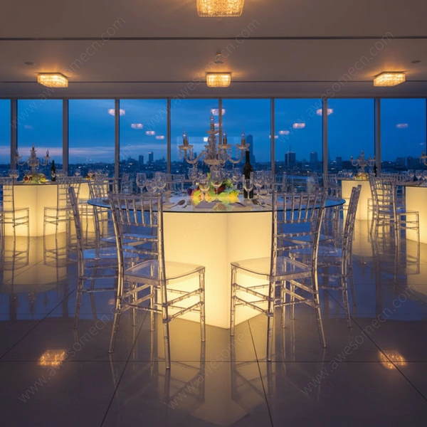 Light Up LED Furniture Factory | Color Change Led Light Up Banquet Table