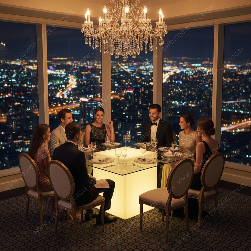 Glow LED Furniture Factory | Illuminated Led Buffet Table