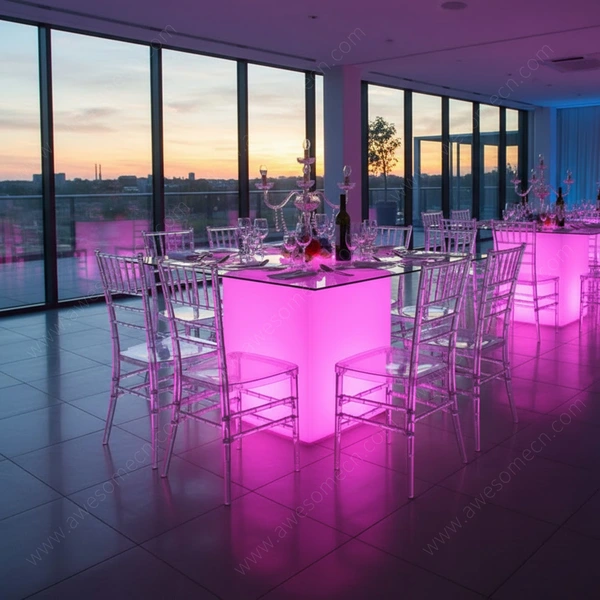 Glow LED Furniture Factory | Illuminated Led Buffet Table