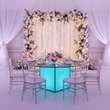 Glow LED Furniture Factory | Folding Event Led Dining Table