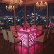 Unique Glow LED Furniture | Foldable Wedding Led Banquet Table