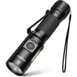 axefury Flashlight, Magnetic LED Flashlight, Super Bright Tactical Flashlight, Cob workLight, 6 Modes, Max 700 Lumens A5 Flashlight for Outdoor Camping, Emergency（Not Including Batteries） Gift