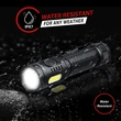 axefury Flashlight, Rechargeable Magnetic LED Flashlight High Powered 1300 Lumens,Tactical LED Light Torch COB Work Light,9 Modes,IP67 Outdoor Gear A7