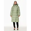 Women’s Mid-Length White Duck Down Jacket: Warm, Hooded, Korean Style