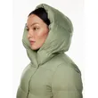 Women’s Mid-Length White Duck Down Jacket: Warm, Hooded, Korean Style