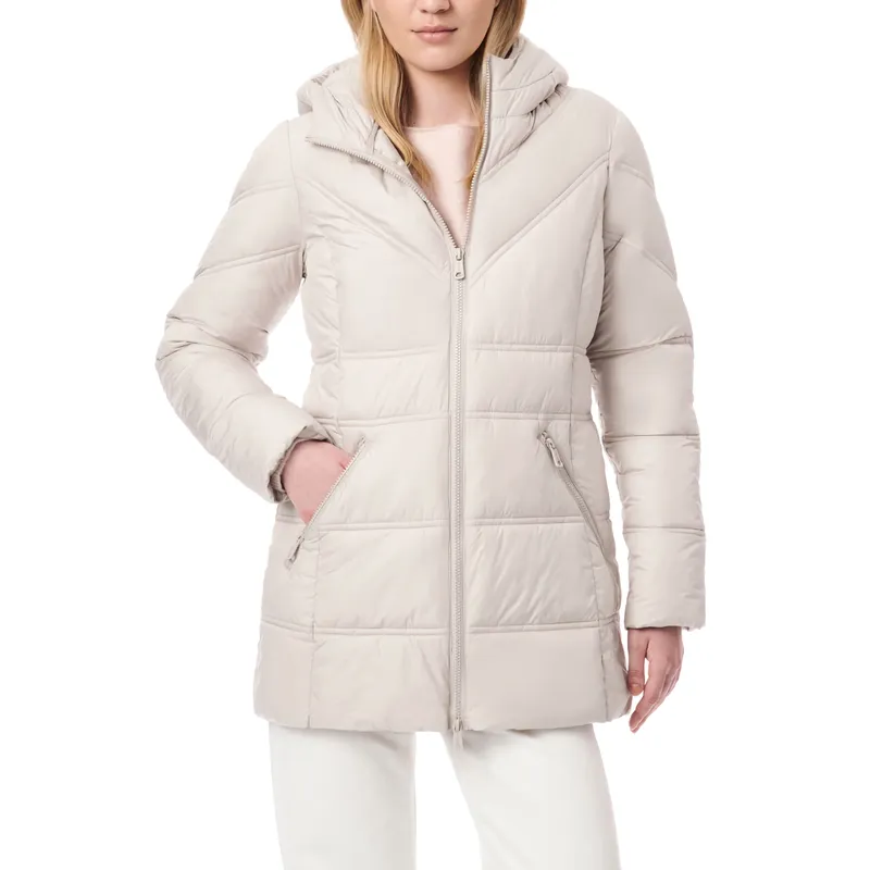 New Women’s Lightweight Long-Sleeve Puff Jacket: Winter Clothes with Zipper