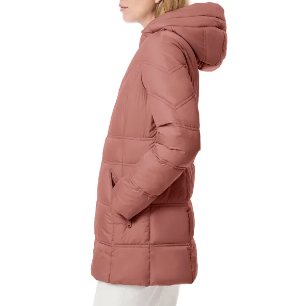 New Women’s Lightweight Long-Sleeve Puff Jacket: Winter Clothes with Zipper