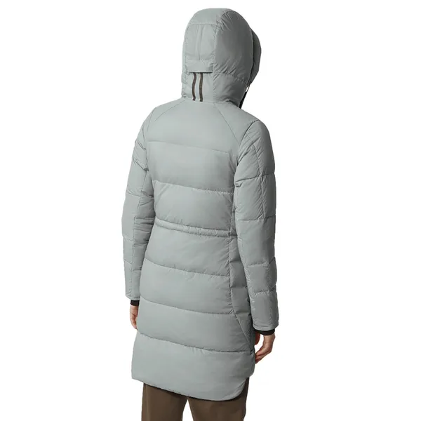 Newest Style Long Sleeve Bubble Puffer Jackets for Women: Navy Blue Shiny Quilted Winter Jackets