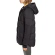 Newest Style Long Sleeve Bubble Puffer Jackets for Women: Navy Blue Shiny Quilted Winter Jackets