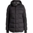 Newest Style Long Sleeve Bubble Puffer Jackets for Women: Navy Blue Shiny Quilted Winter Jackets