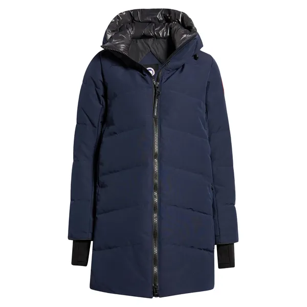 Winter Long Women’s Nylon Down Jacket: Outdoor Wind and Cold Hooded Jacket 2022