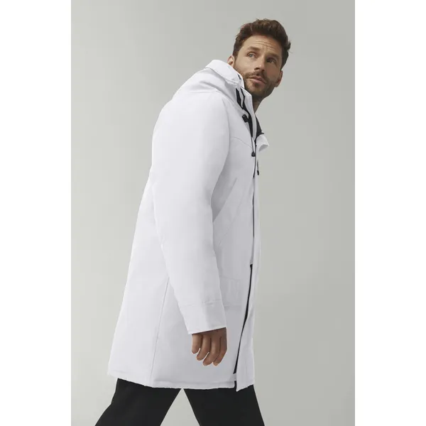 New Winter Jacket: Trendy Mid-Length Down Hooded Men’s Clothing