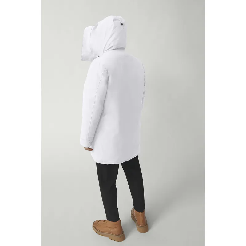 New Winter Jacket: Trendy Mid-Length Down Hooded Men’s Clothing