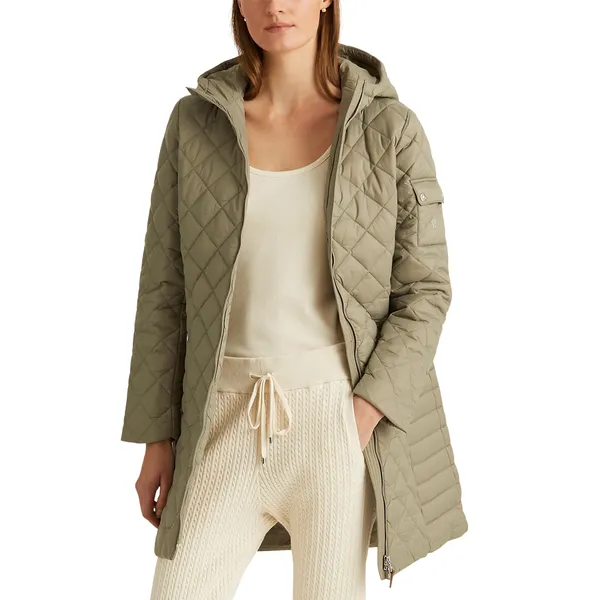 Quilted Down Fill Hooded Puffer: Stylish and Warm Outerwear
