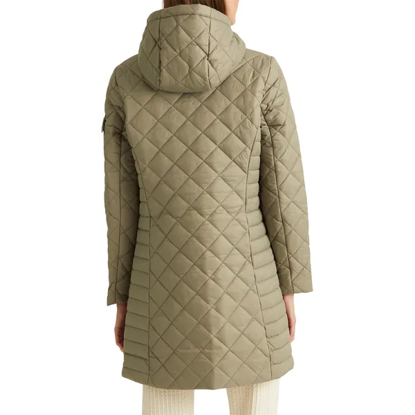 Quilted Down Fill Hooded Puffer: Stylish and Warm Outerwear