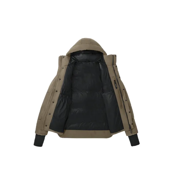 Men’s Winter Down Jacket: White Duck Down, Fashionable and Trendy