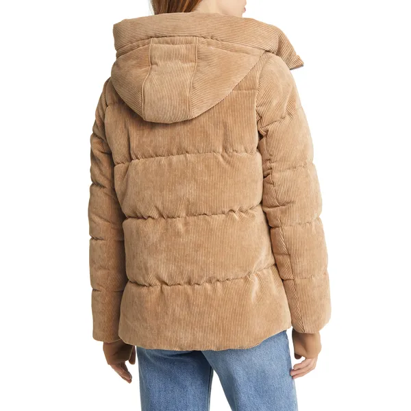 Women’s Mammoth Corduroy Down Puffer Jacket: Stylish and Warm in Cedarwood