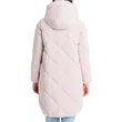 Long Sleeve Pink White Duck Down Jacket: Warm and Fashionable Outerwear