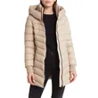 Beige Padded Down Jacket | Stylish and Warm Outerwear