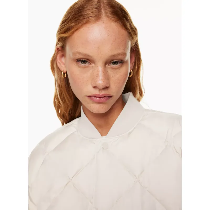 Women’s Short Down Padded Jacket | Stylish Winter Design | Small Rhombus Quilting