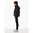 Black Lightweight Zipper Down-Filled Jacket | Stylish and Cozy Outerwear
