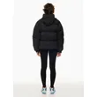 Black Lightweight Zipper Down-Filled Jacket | Stylish and Cozy Outerwear