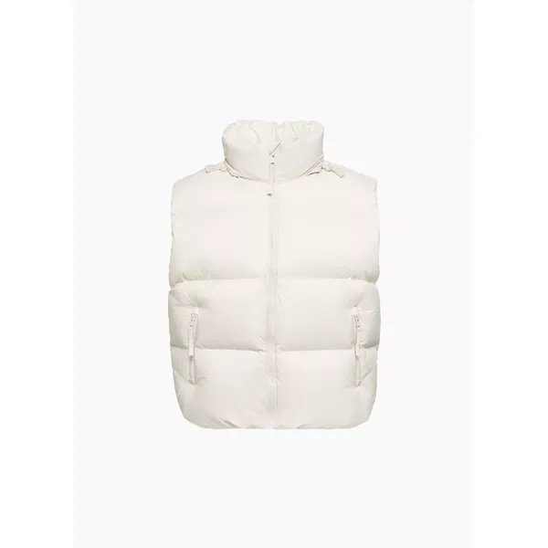 Women’s Winter Short Down Vest | Zipper Stand Collar Sleeveless Jacket