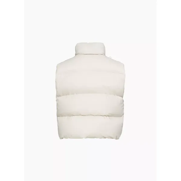 Women’s Winter Short Down Vest | Zipper Stand Collar Sleeveless Jacket