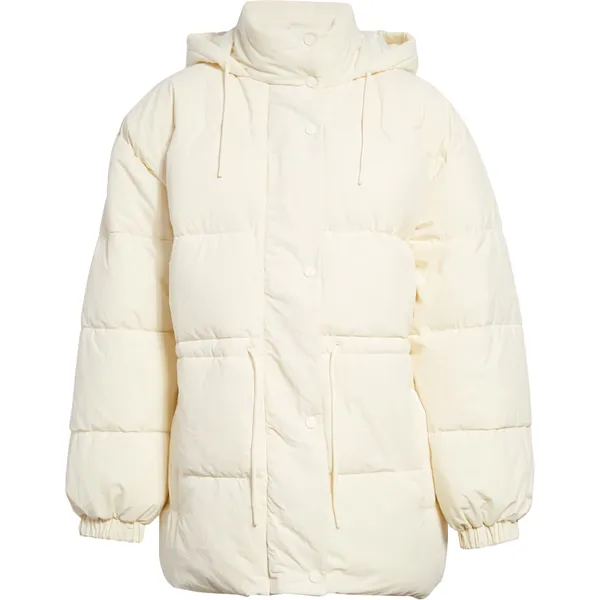 Cream Yellow Women’s Duck Down Coat | Warm and Stylish Outerwear