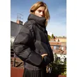 New Women’s Lightweight Long Sleeve Puff Jacket | Ladies Black Outerwear