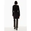 Black Women’s Long Belted Coat | Angora Blend, Snaps | Shop Now