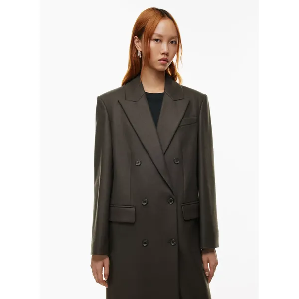 Grey Brown Wool Overcoat | Stylish and Warm | Shop Now