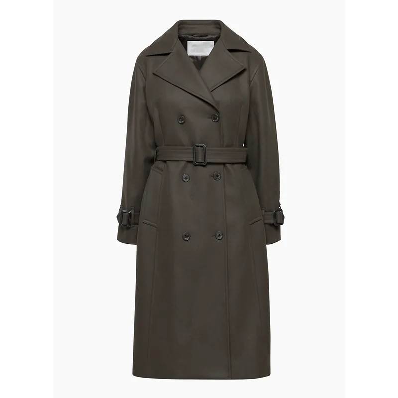 Grey Brown Wool Overcoat | Stylish and Warm | Shop Now
