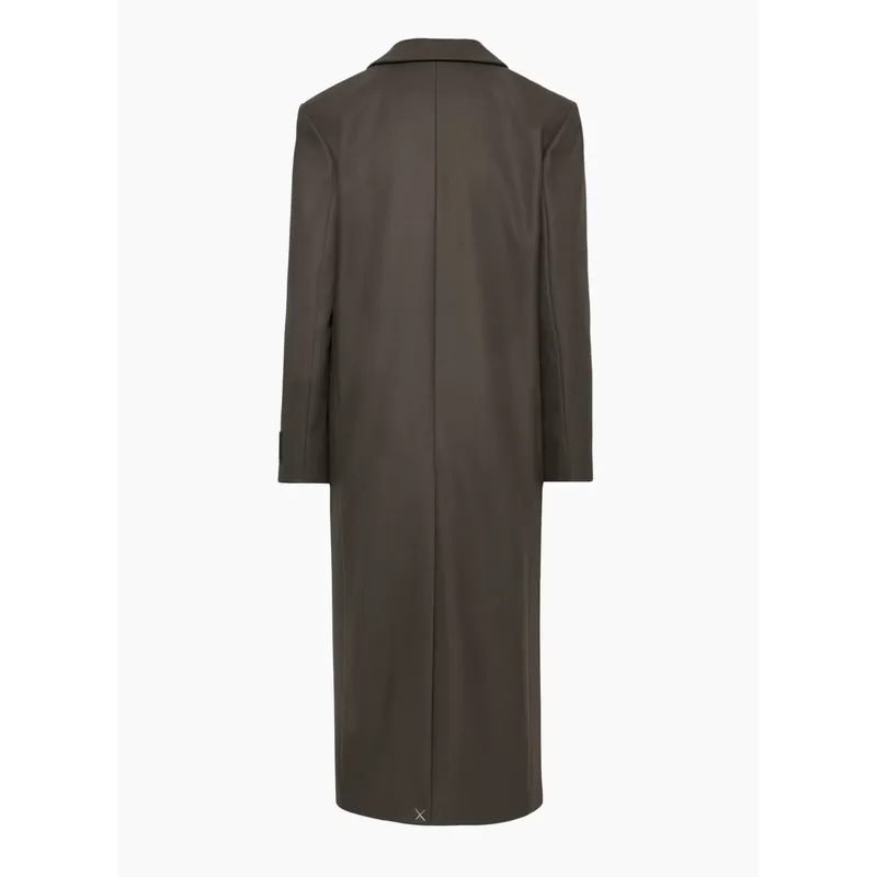 Grey Brown Wool Overcoat | Stylish and Warm | Shop Now