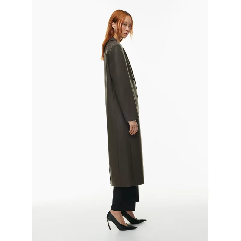 Grey Brown Wool Overcoat | Stylish and Warm | Shop Now