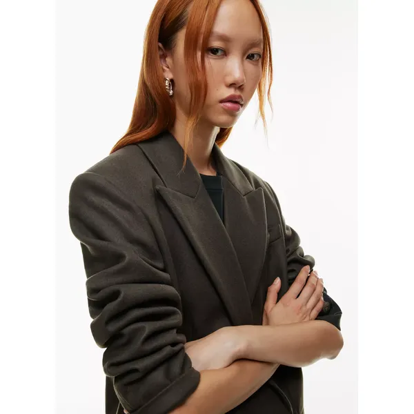 Grey Brown Wool Overcoat | Stylish and Warm | Shop Now