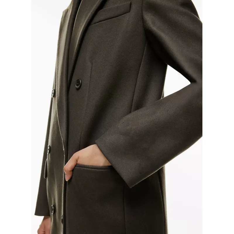 Grey Brown Wool Overcoat | Stylish and Warm | Shop Now