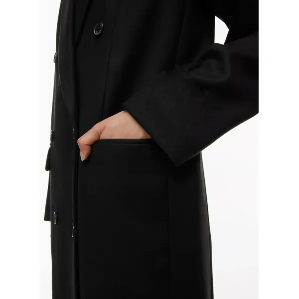 Black Double Breasted Cotton Blazer | Classic and Versatile | Shop Now