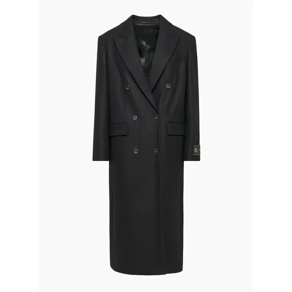 Black Double Breasted Cotton Blazer | Classic and Versatile | Shop Now