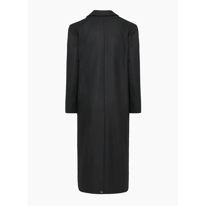 Black Double Breasted Cotton Blazer | Classic and Versatile | Shop Now