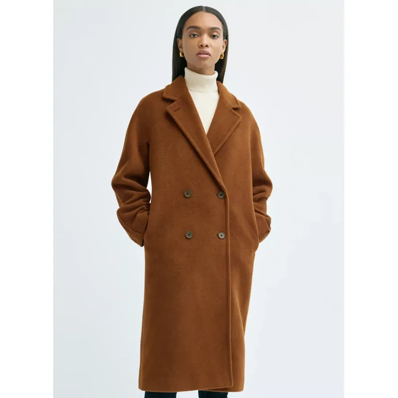 Alpaca Wool Classic Temperament Coat | Warm and Slimming | Shop Now