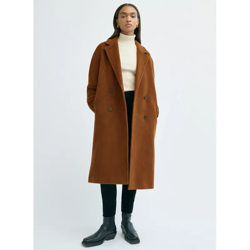 Alpaca Wool Classic Temperament Coat | Warm and Slimming | Shop Now